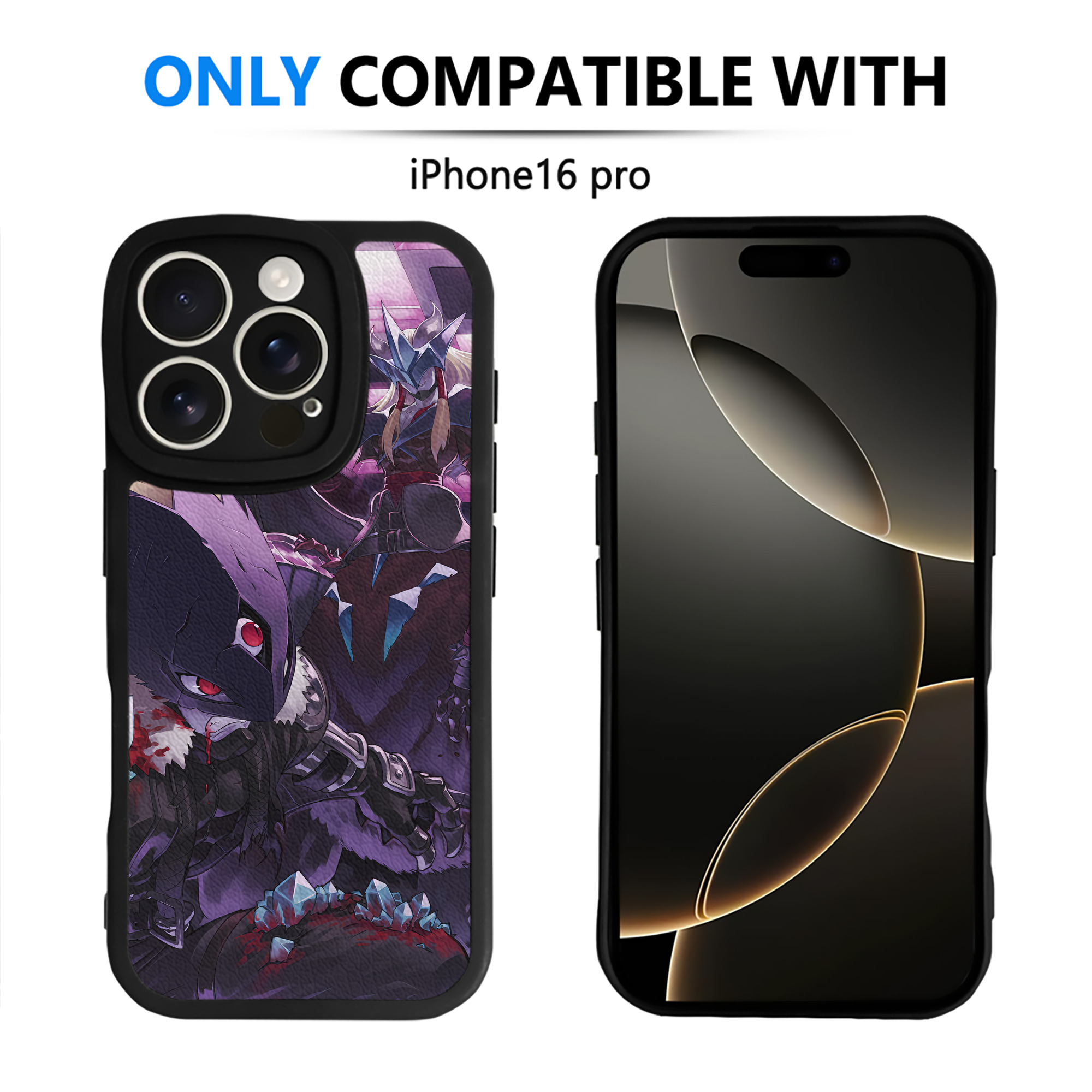 （画像用） Digimon デジタルモンスター/デジモン 【iPhone 16シリーズ対応】シリコンスマホケース（レザー調） 材質：シリコン